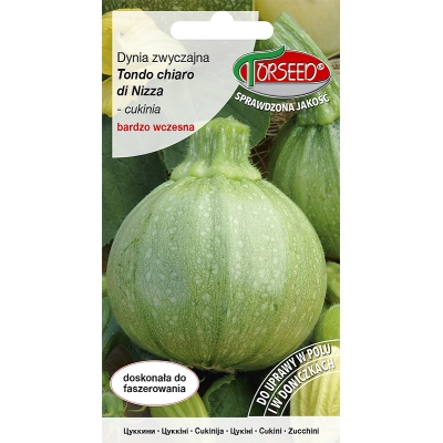 Cukinia Tondo chiaro di Nizza okrągła NASIONA